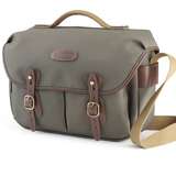 Billingham Hadley Pro Shoulder Bag - Sage Fibrenyte Chocolate Leather