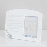 Thoughts of You Memorial Photo Frame Collection - 2.5x3 Inch Photo - White Loving Memory