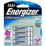 Energizer Ultimate Lithium AAA Batteries - Pack of 4