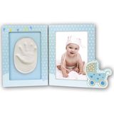 Baby Hand or Foot Impression Kit with Photo Frame 6x4 | Blue