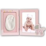 Baby Hand or Foot Impression Kit with Photo Frame 6x4 | Pink