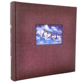Love Traditional Bookbound Album | Red | 100 White Sides | 12 x 11.5 Inch