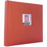 Window Red Traditional Photo Album - 100 Sides Overall Size 12x11.5