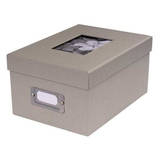 Dorr Photo Storage Box | 700 6x4 Photos | Light Grey