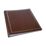 Dorr Classic Large Traditional Brown Photo Album - 100 Sides