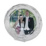 Dorr Diamond Shaped Snow Globe with Glitter