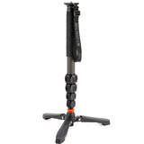 3 Legged Thing Alana Monopod Kit with DocZ2 Foot Stabiliser | Darkness | Carbon Fibre