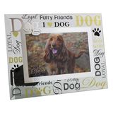 Best of Breed Glass Photo Frame with 3D Words - Dog
