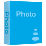Zep Basic Slip-In Photo Album for 300 6.5x4.5 Photos - Light Blue