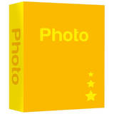 Zep Basic Slip-In Photo Album for 300 6.5x4.5 Photos - Yellow