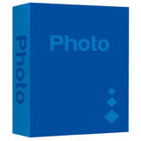 Zep Basic Slip-In Photo Album for 402 6x4 Photos - Dark Blue