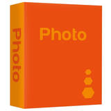 Zep Basic Slip-In Photo Album for 402 6x4 Photos - Orange