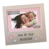 Me and My Auntie Photo Frame Brushed Aluminium Juliana Collection