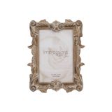 Impressions Antique Carved Wood Finish Photo Frame 6x4 Inch