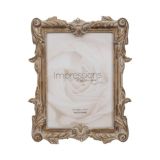 Impressions Antique Carved Wood Finish Photo Frame 7x5 Inch