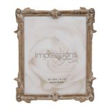 Impressions Antique Carved Wood Finish Photo Frame 10x8 Inch