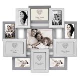 Rouen Multi Aperture Photo Frame, Real Wood, Size 25 x 27.5 inches Overall