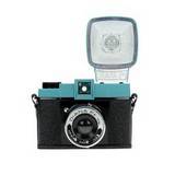 Lomography Diana F+ Black and Blue Medium Format Camera with Flash