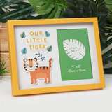 Jungle Baby Paperwrap Photo Frame Collection - 6x4 inch - Lion Tiger Monkey Our Little Tiger