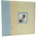Kara Traditional Baby Boy Photo Album - 60 Sides - Blue
