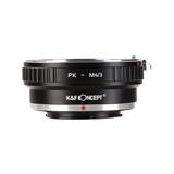 K&F | M43 MFT Lens Mount Adapter | Converts Lenses to Fit Micro 4/3 MFT Mount Cameras Pentax K to M