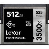 Lexar 512GB CFast 2.0 Professional 3500x Memory Card