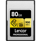 Lexar CF Express Pro Memory Card | 80GB | Type A | Gold Series | R900/W800MB/s | 8K Video