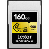 Lexar CF Express Pro Memory Card | 160GB | Type A | Gold Series | R900/W800MB/s | 8k Video