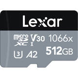Lexar Professional 1066x microSDXC 512GB UHS-I SILVER Series Memory Card