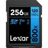 Lexar Professional 256gb 800X SDXC UHS-I SD Memory Card