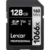 Lexar Professional 128GB 1066x SDXC UHS-I SILVER Series Memory Card