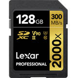 Lexar Professional 2000x 128GB SDXC UHS-II Memory Card