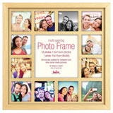 Multi Photo Frame Oak For 13 3x3 inch Instagram Photos