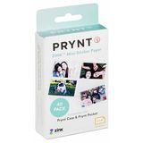 Prynt ZINK Mini Sticker Paper for iPhone Printer Prynt Case and Prynt Pocket 1x1.4