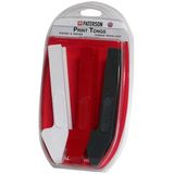 Paterson Print Tongs - Red, Grey and White - Set of 3