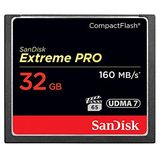 SanDisk Extreme Pro 32GB Compact Flash UDMA 7 Memory Card | Read 160MB/s | Write 150 MB/s