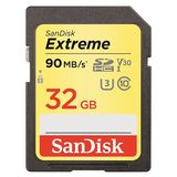 SanDisk Extreme SDHC 32GB 90MB/S UHS-I Class 10 Memory Card