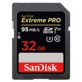 SanDisk Extreme Pro SDHC 32GB 95MB/S UHS-I Class 10 Memory Card