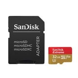 SanDisk Extreme 32GB Micro SDHC 100MB/S Memory Card and Adaptor