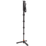 3 Legged Thing Taylor 2.0 Monopod Kit with DocZ2 Foot Stabiliser | Darkness | Magnesium Alloy