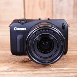 Used Canon EOS M Black Camera with EFM 18-55mm Lens