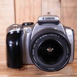 Used Canon EOS 300D DSLR Silver Camera with 18-55mm Lens