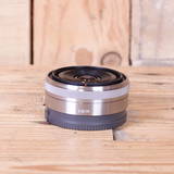 Used Sony E 16mm F2.8 Silver Pancake Lens