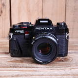 Used Pentax Program A 35mm Analogue Film SLR Camera with Pentax-A 50mm F1.7 Lens