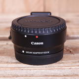 Used Canon EOS M to EF Lens Mount Adapter EF-EOS M
