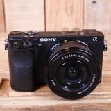 Used Sony A6300 Black Camera with 16-50mm Lens