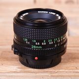 Used Canon FD 28mm F2.8 Lens