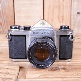 Used Pentax S1a Chrome SLR Camera with 55mm F2 M42 Lens