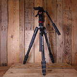 Used Manfrotto Befree Live Video Tripod Kit MKBFRT-LIVE