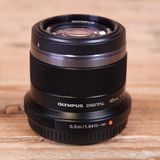 Used Olympus M Zuiko 45mm F1.8 Black Micro Four Thirds Lens